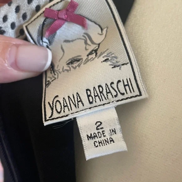 Anthropologie Black and White Patterned Mini Dress - Picture 3 of 9